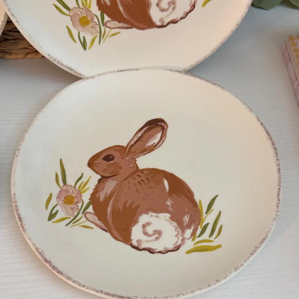 Charming Rabbit Design Plates - Picture 6 of 9